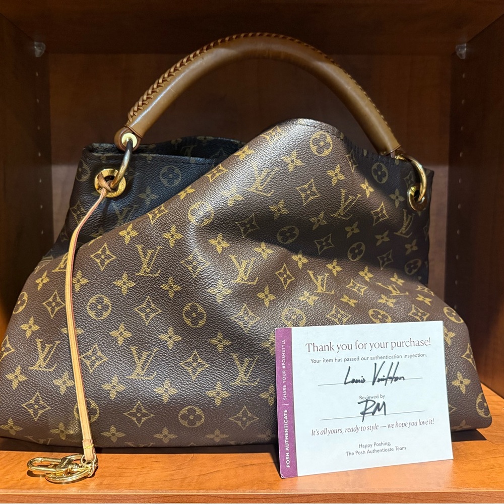Louis Vuitton Brown Monogram Shoulder Bag - Picture 14 of 16